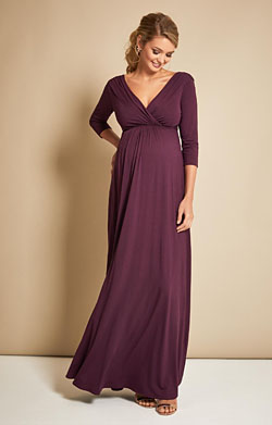 Willow Maternity Gown Claret