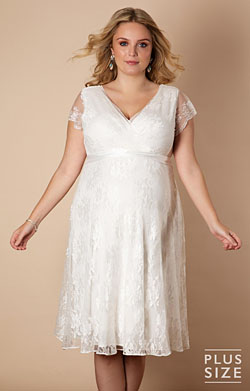 Eden Gown Short Plus Size Maternity Wedding Dress