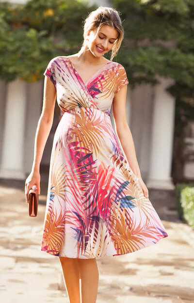 Alessandra Maternity Dress Short Hot Tropics by Tiffany Rose