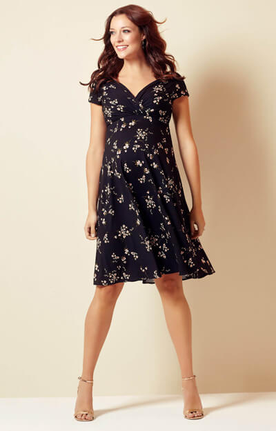 Robe de Grossesse Alessandra Fleurs Nocturnes by Tiffany Rose