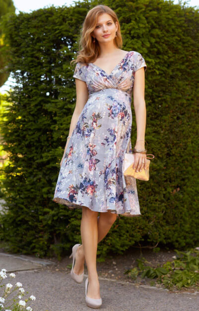 Alessandra Maternity Dress Short Vintage Bloom by Tiffany Rose