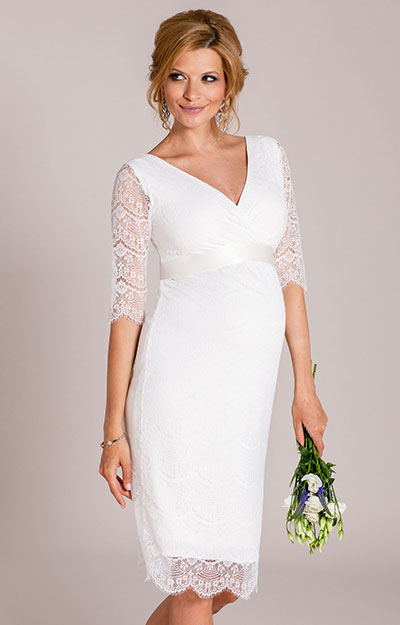 Amily Maternity Wedding Dress (Ivory) by Tiffany Rose