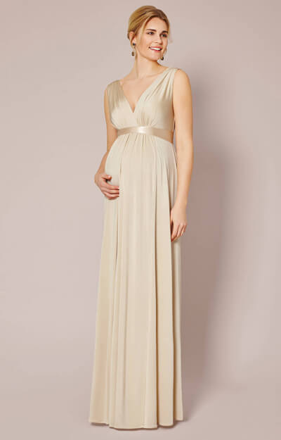 Anastasia Maternity Gown (Gold Dust) - Maternity Wedding Dresses ...