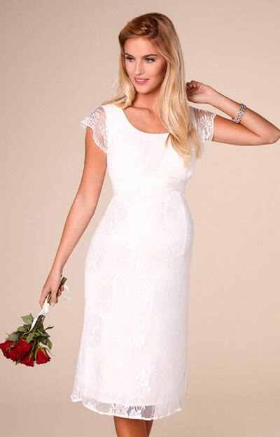 April Wedding Nursing Lace Dress Ivory by Tiffany Rose