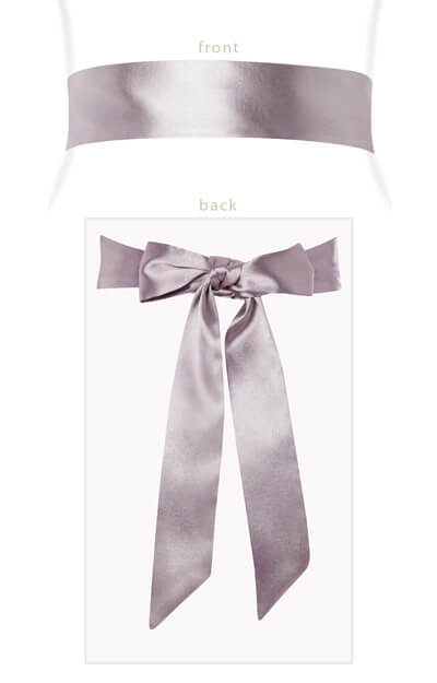 satin sash