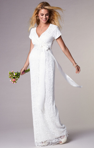 Robe de Mariée Maternité Bridget Longue Ivoire by Tiffany Rose