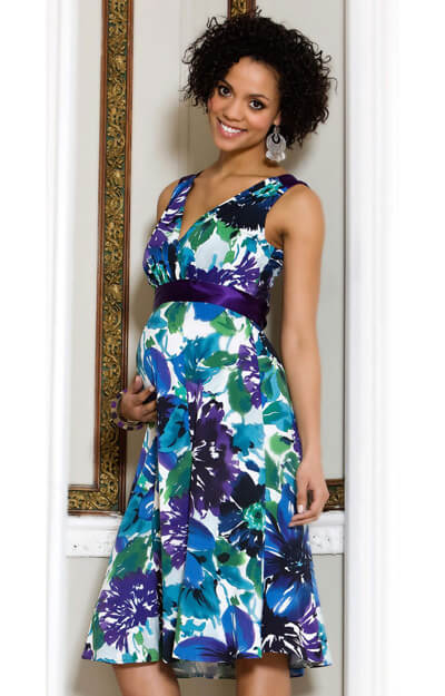Floral Maternity Dress (Short) by Tiffany Rose