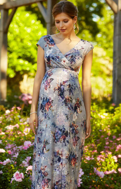 Alana Maternity Maxi Dress Vintage Bloom - Maternity Wedding Dresses ...