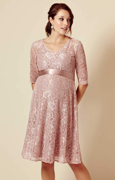 Flossie Umstandsmoden Kleid kurz in Orchid Blush by Tiffany Rose