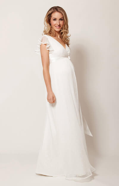 long maternity gown styles