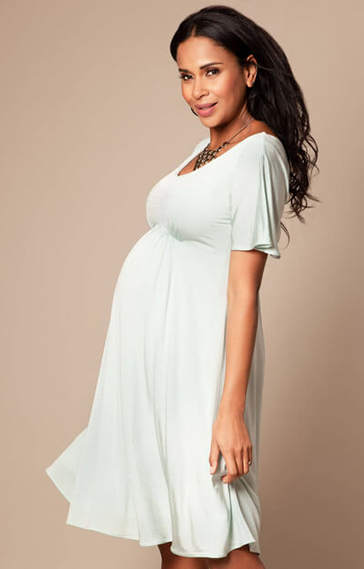 Aquamarine Affair Maternity and Nursing Dress