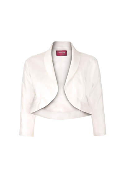 Silk Maternity Kimono Jacket (Ivory) by Tiffany Rose