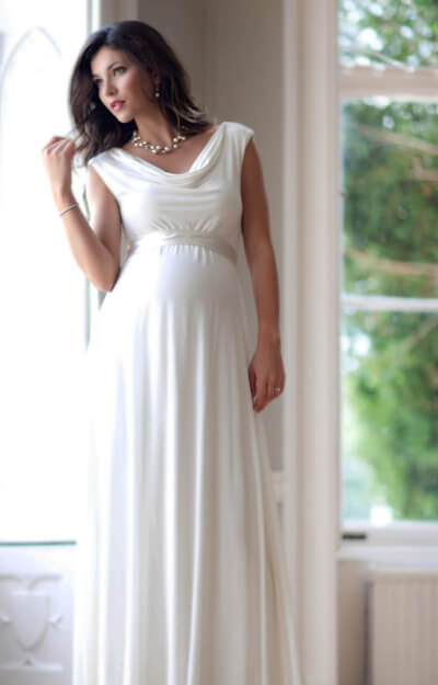 Liberty Maternity Wedding Gown (Ivory) - Maternity Wedding Dresses ...