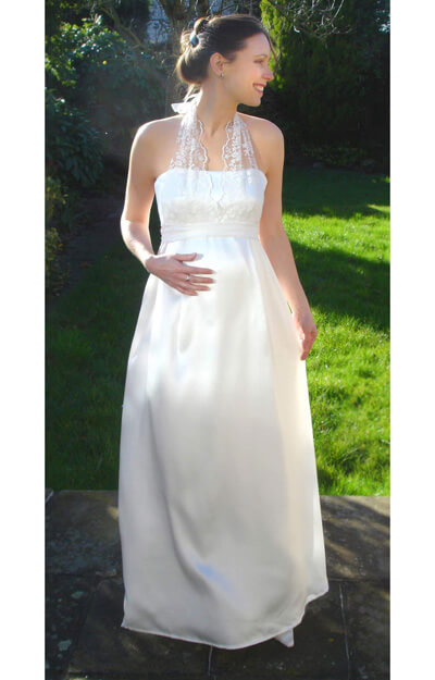 Lily Maternity Wedding Gown by Tiffany Rose