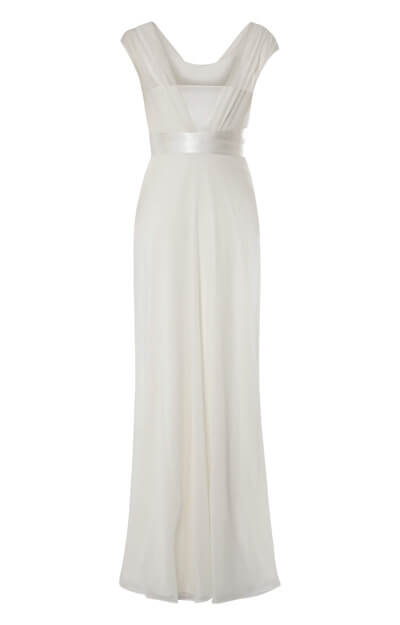 Lily Silk Maternity Wedding Gown Long (Ivory) - Maternity Wedding ...