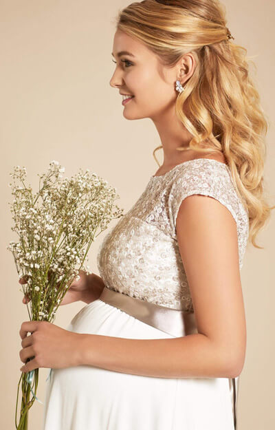 Fond De Robe Rose Pomme, Taille 6, Couleur Ivoire, Neuf Avec étiquettes