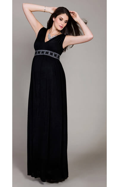 Midnight Maternity Gown by Tiffany Rose