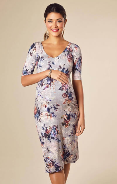Robe Droite de Grossesse Tilly Bouquet Vintage by Tiffany Rose