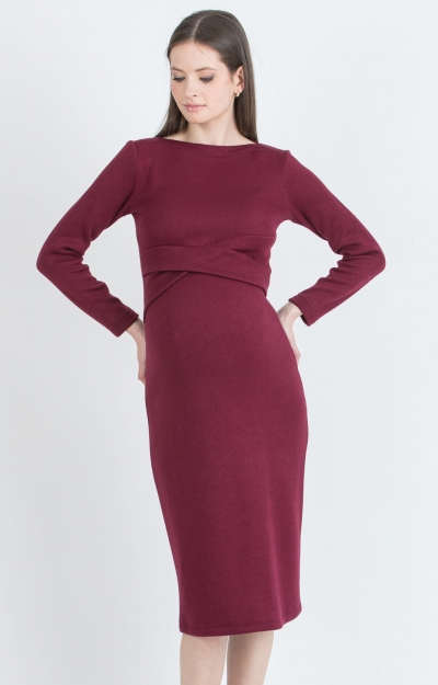 Amelia Knit Maternity Dress by Tiffany Rose