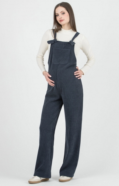 Betta Velvet Maternity Dungaree by Tiffany Rose