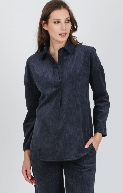 Olivia Oversized Corduroy Shirt by Tiffany Rose