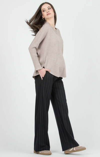 Winona Pinstripe Maternity Trouser by Tiffany Rose