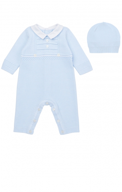 Hugo Knitted All In One (Powder Blue) by Tiffany Rose