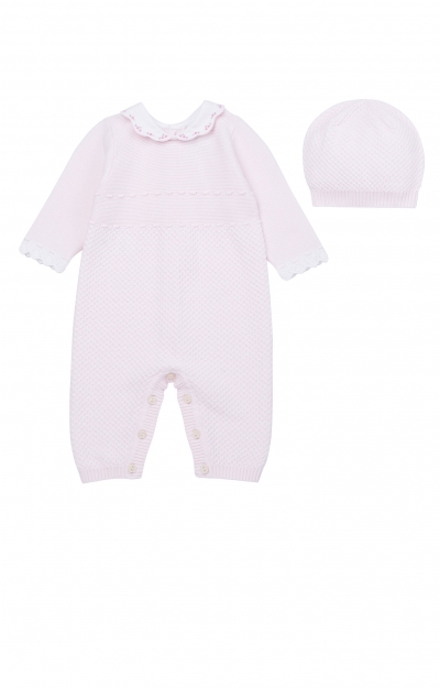 Hallie Knitted All In One (Pale Pink) by Tiffany Rose