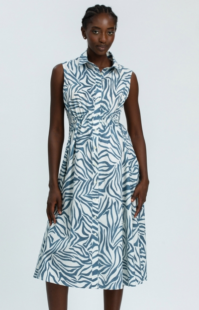 Cannes Maternity and Nursing Shirt Dress (Urban Ethnic) by Tiffany Rose