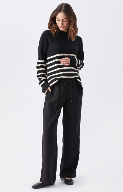 Alexa Pull-On Pant (Black) by Tiffany Rose