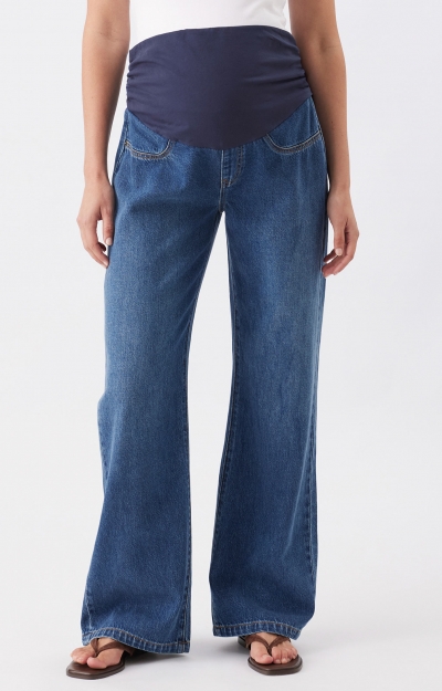 Billie Over Bump Jean (Dark Wash) by Tiffany Rose