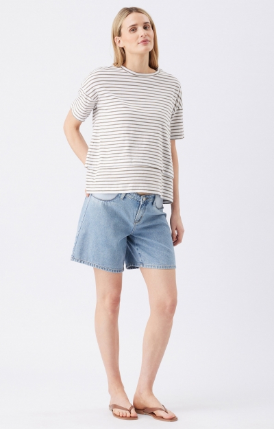 Dion Denim Short (True Fade) by Tiffany Rose