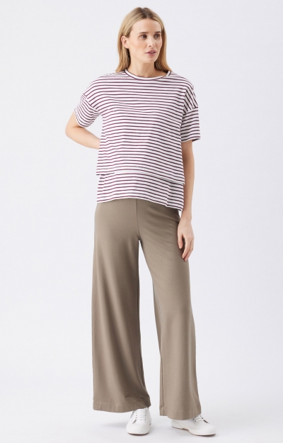 Isha Wide Leg Pant (Olive) by Tiffany Rose