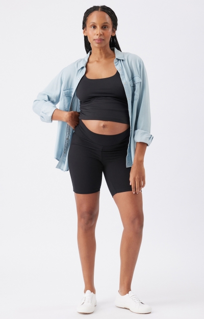 Organic Cotton Bike Short (Black) by Tiffany Rose