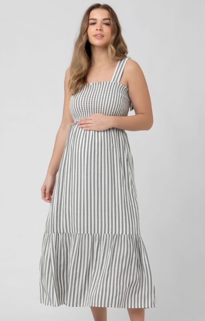 Ollie Smocked Maternity Dress by Tiffany Rose