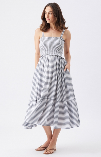 Sofia Stripe Dress by Tiffany Rose