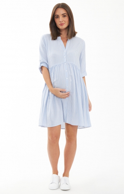 Sam Stripe Maternity and Nursing Dress by Tiffany Rose