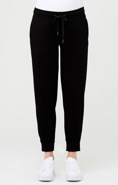 Super Soft Scuba Maternity Jogger (Black) by Tiffany Rose