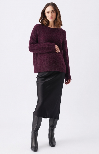 Theo Cosy Knit (Burgundy) by Tiffany Rose