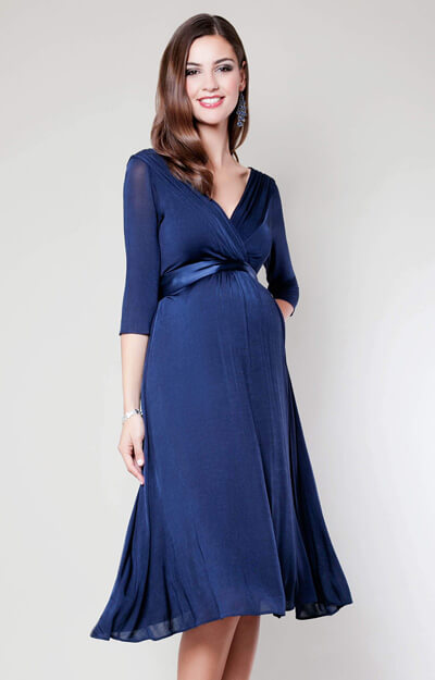 Robe de grossesse Willow (Bleu Nuit) by Tiffany Rose