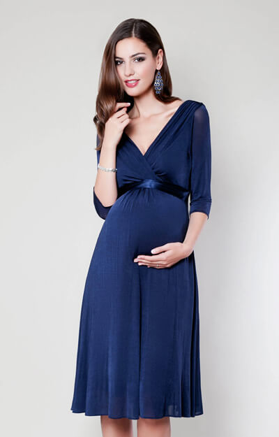 Willow Maternity Dress (Midnight Blue) - Maternity Wedding Dresses ...