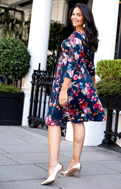 Willow Maternity Dress Midnight Garden - Maternity Wedding Dresses ...