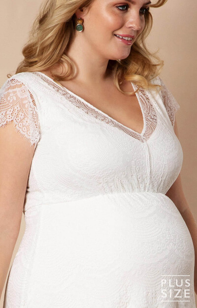 plus size birthing gown