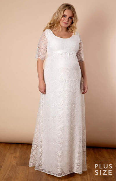 plus size birthing gown