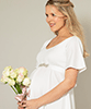 Abigail Gravid Bröllopsklänning Ivory by Tiffany Rose