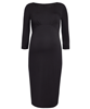 Adele Maternity Sequin Shift Dress Black by Tiffany Rose