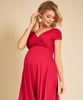 Alessandra Maternity Dress Short Bright Rose by Tiffany Rose