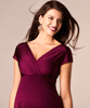 Alessandra Maternity Dress Short Berry by Tiffany Rose