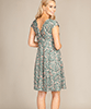 Umstandskleid Alessandra (Blümchen Olivgrün) by Tiffany Rose