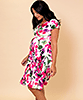 Alessandra Maternity Dress Fuchsia Florals by Tiffany Rose